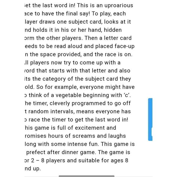 Last Word Game   - Picture 10 of 10